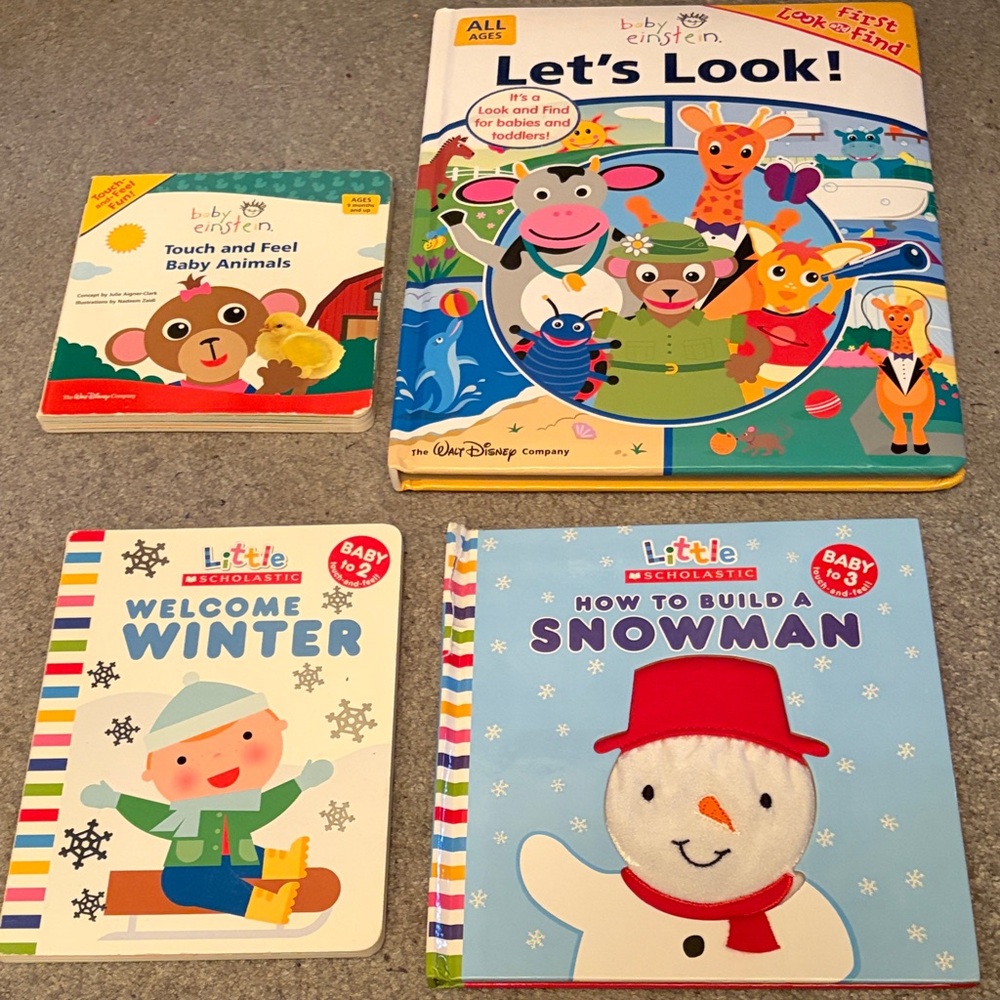 Bundle of 4 baby books